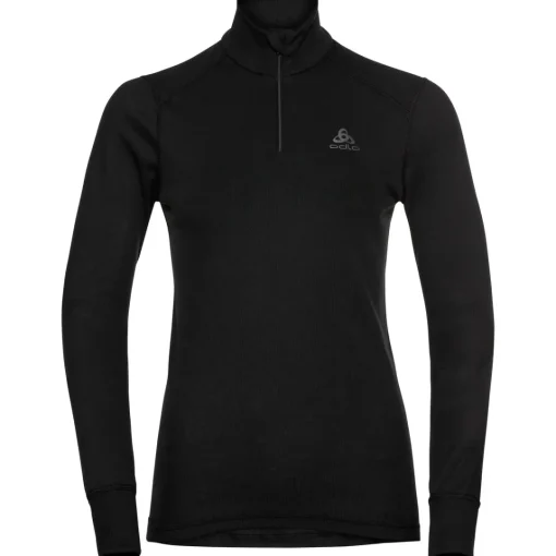 ROSE Bikes ACTIVE WARM ECO BL TOP Turtle Neck L/S Half Zip Women’s Long Sleeve Base Layer| Cycling Undershirts