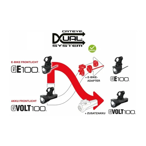 ROSE Bikes Additional battery GVolt 100™ / Conversion battery G E100™ Dual System| Battery-Powered