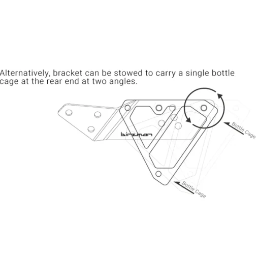 ROSE Bikes Aeroman bottle cage adapter for saddle fixing| Bottle Cages|Hydration Systems