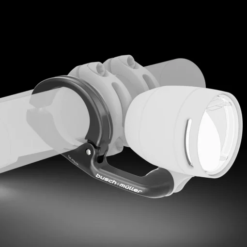 ROSE Bikes Aluminium Handlebar Holder for Dynamo and E-Bike Headlights| Dynamo-Powered