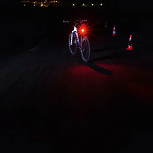 ROSE Bikes Aura 60 Front Light/Nugget II Rear Light Set| Battery-Powered