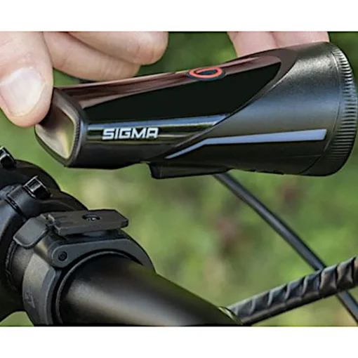 ROSE Bikes AURA 100 LINK LED Front Light/BLAZE LINK Rear Light USB Battery-powered Lighting Set with Screw Mount| Battery-Powered