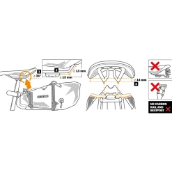 ROSE Bikes BIKE PACKING SEAT-PACK QR with QUICK RELEASE 13 L| Bike Bags