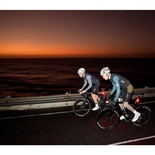 ROSE Bikes Blinder 120 Lux Front Light and Mid Cobber Rear Light Rechargeable Set| Battery-Powered