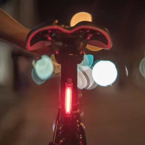 ROSE Bikes Blinder 80 Lux Front Light and Plus Rear Light Rechargeable Set| Battery-Powered
