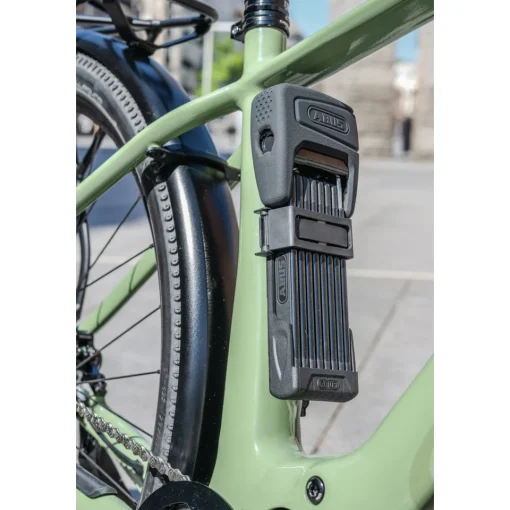 ROSE Bikes Bordo One 6000AF Alarm Folding Lock with Fingerprint Sensor 120 cm incl. SH Lock Holder| Folding Locks