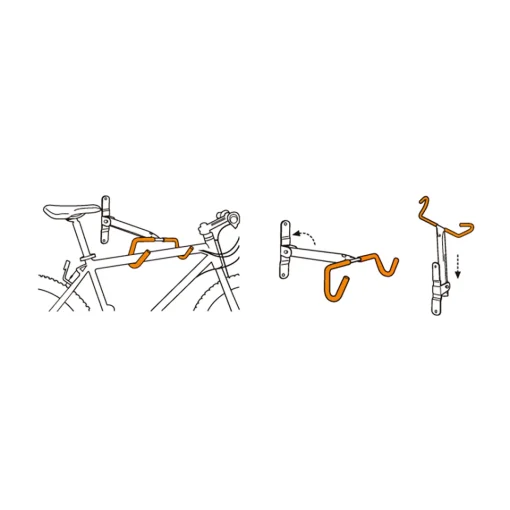 ROSE Bikes Bull Wall Mount Bike Rack Foldable| Bike Racks