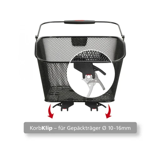 ROSE Bikes CITYMAX KORBKLIP rear bike basket| Bike Baskets
