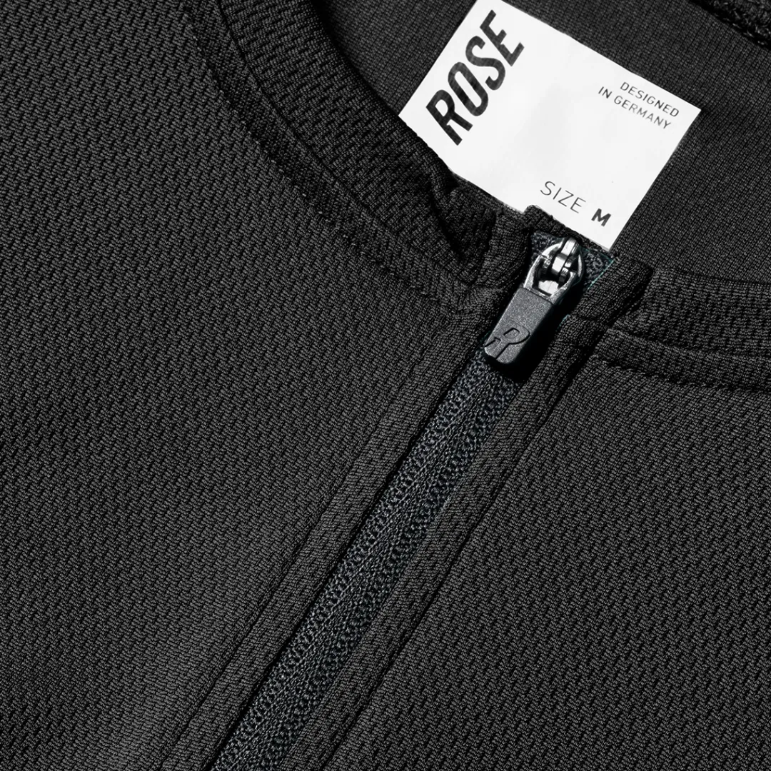 ROSE Bikes CORE Performance Trail Tec Tee Zip Bike Shirt| MTB Shirts|Technical Shirts