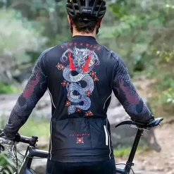 ROSE Bikes DRAGON MEN’S LONG SLEEVE JERSEY Cycling Jersey| Long Sleeve Jerseys