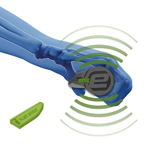 ROSE Bikes EG Active Flex Grips with Cushioning Adjustment (Antibacterial)| Handlebar Accessories