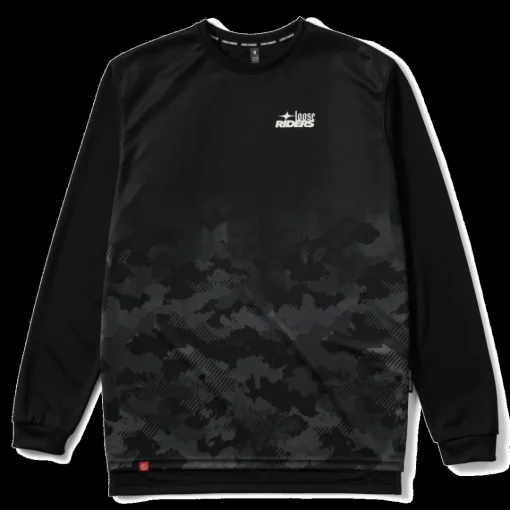 ROSE Bikes ESSENTIALS DIPPED STEALTH Long Sleeve MTB Shirt| MTB Shirts|Long Sleeve Jerseys