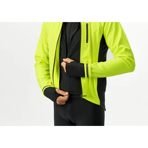 ROSE Bikes FLUO Thermo Wind Jacket for Cycling| Road Bike Jackets|Softshell Jackets