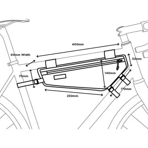ROSE Bikes FRAME BAG MEDIUM| Bike Bags