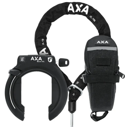 ROSE Bikes Frame Lock Set Block XXL incl. ULC 100 Plug-in Chain and Saddle Bag| Frame Locks