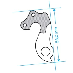 ROSE Bikes GH-080 derailleur hanger| Derailleur Hangers