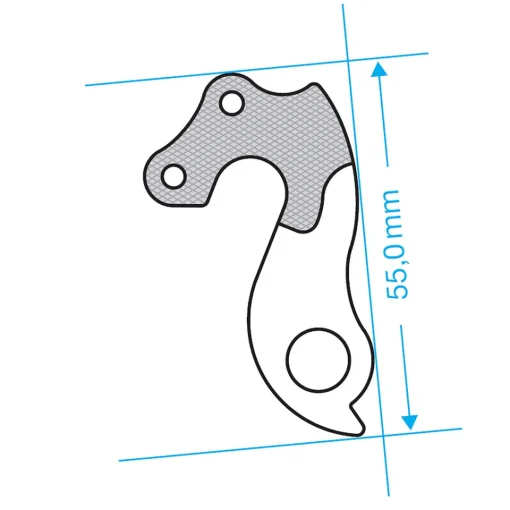ROSE Bikes GH-080 derailleur hanger| Derailleur Hangers