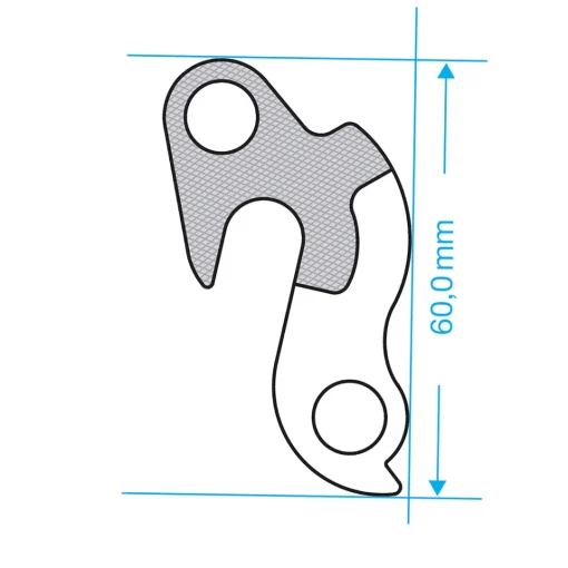 ROSE Bikes GH-014 derailleur hanger| Derailleur Hangers