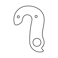 ROSE Bikes GH-161 derailleur hanger| Derailleur Hangers