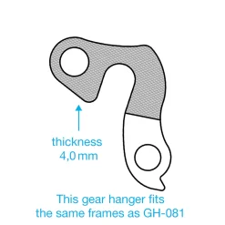 ROSE Bikes GH-013 derailleur hanger| Derailleur Hangers