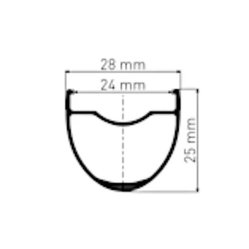 ROSE Bikes GR 1600 SPLINE® db 25 Gravel Rear Wheel 28"/700C (12x142mm) Ratchet SL SHIMANO HG| Road