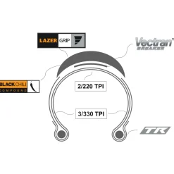 ROSE Bikes Grand Prix 5000 AllSeason TR Road Tyre Black Reflex| Tyres
