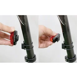 ROSE Bikes GVolt 60 Front Light + Rapid Micro G Rear Light Rechargeable Lighting Set| Battery-Powered