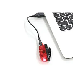 ROSE Bikes GVolt 60 Front Light + Rapid Micro G Rear Light Rechargeable Lighting Set| Battery-Powered