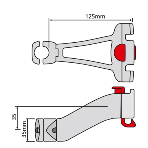 ROSE Bikes handlebar adapter for stem| Bike Bags