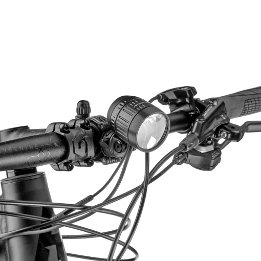 ROSE Bikes IQ-XM Speed Battery-Powered Front Light with High Beam Function| Battery-Powered