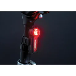 ROSE Bikes LS740 I-GO Vector Signal Rechargeable Rear Light with Brake Light Function| Battery-Powered