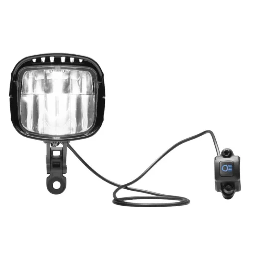 ROSE Bikes Lumotec IQ-XL Highbeam Dynamo Headlight with Daytime Running Light and High Beam| Dynamo-Powered