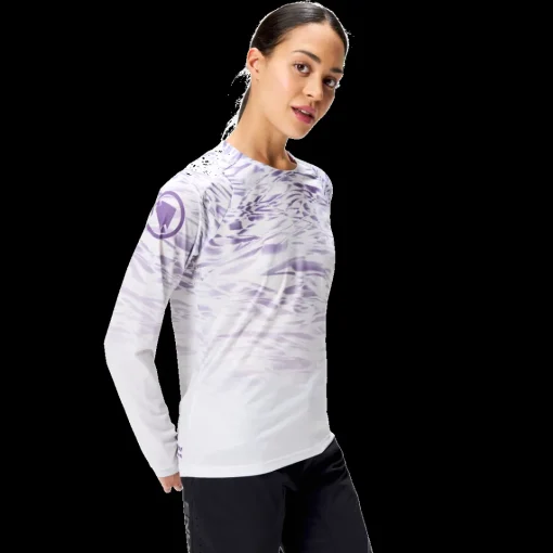ROSE Bikes MARBLE WOMEN'S LTD PRINTED L/S TEE Women's Long-sleeved Bike Jersey| MTB Shirts|Long Sleeve Jerseys