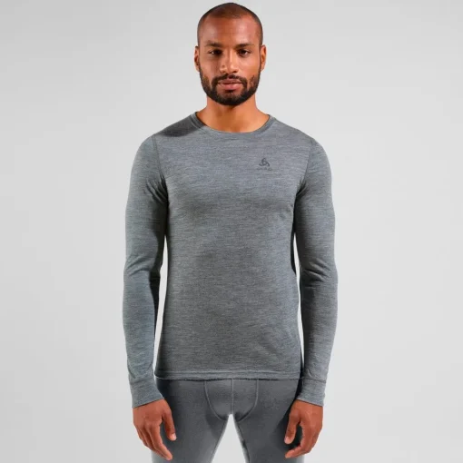 ROSE Bikes MERINO 200 BL TOP Crew Neck L/S Long Sleeve Base Layer| Cycling Undershirts