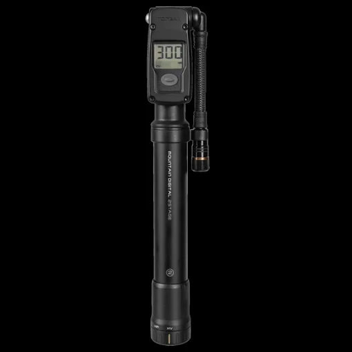 ROSE Bikes Mountain Digital 2Stage Mini Pump 2-in-1 for Tyres & Suspension Elements| Mini Pumps