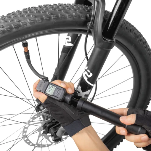 ROSE Bikes Mountain Digital 2Stage Mini Pump 2-in-1 for Tyres & Suspension Elements| Mini Pumps