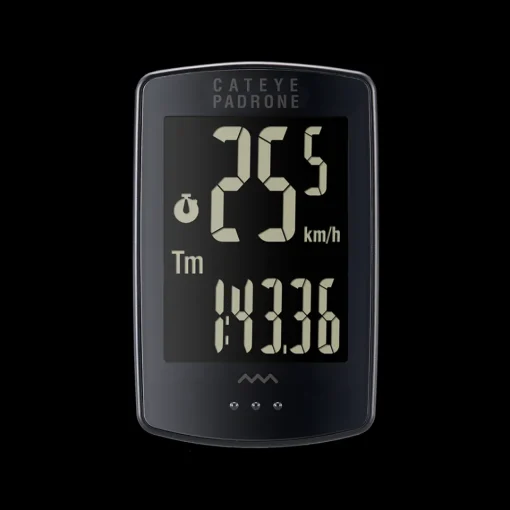 ROSE Bikes Padrone CC-PA100W Stealth Edition Bike Computer incl. Out-Front Handlebar Mount| Bike Computers