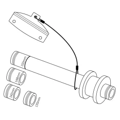 ROSE Bikes Pro XL Dummy Axle for 12mm Thru Axles (Rear Wheel)| Others
