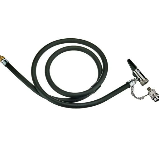 ROSE Bikes Pump Head with Thumb Lock Connector and Hose for Rennkompressor/Airmenius Pumps| Spares And Accessories