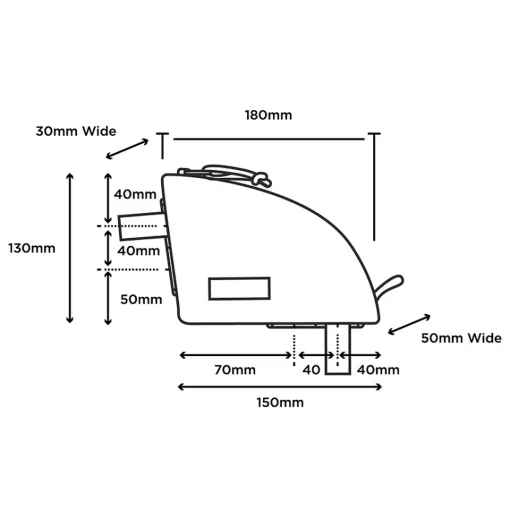 ROSE Bikes REAR TOP TUBE Bag| Bike Bags