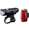 ROSE Bikes Rechargeable Light Set GVolt 25 Headlight + Micro G Rear Light USB| Battery-Powered