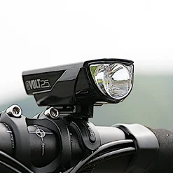 ROSE Bikes Rechargeable Light Set GVolt 25 Headlight + Micro G Rear Light USB| Battery-Powered