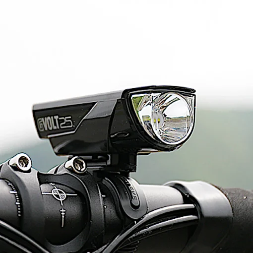 ROSE Bikes Rechargeable Light Set GVolt 25 Headlight + Micro G Rear Light USB| Battery-Powered