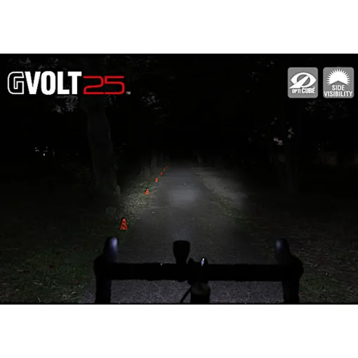 ROSE Bikes Rechargeable Light Set GVolt 25 Headlight + Micro G Rear Light USB| Battery-Powered