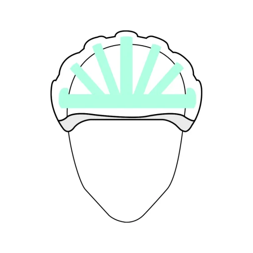 ROSE Bikes REPLACEMENT PAD I-VO BASIC PAD SET WITH CHIN PAD| Helmet Accessories