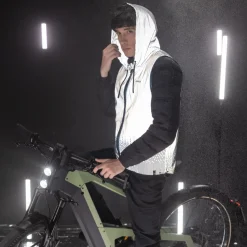 ROSE Bikes RIO JACKET FR Reflective Vest with Hood| Hi-Vis