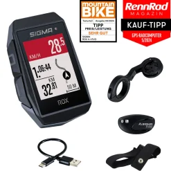 ROSE Bikes ROX 11.1 EVO GPS Bike Computer HEART RATE SET| Bike Computers