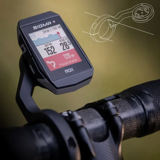 ROSE Bikes ROX 11.1 EVO GPS Bike Computer HEART RATE SET| Bike Computers