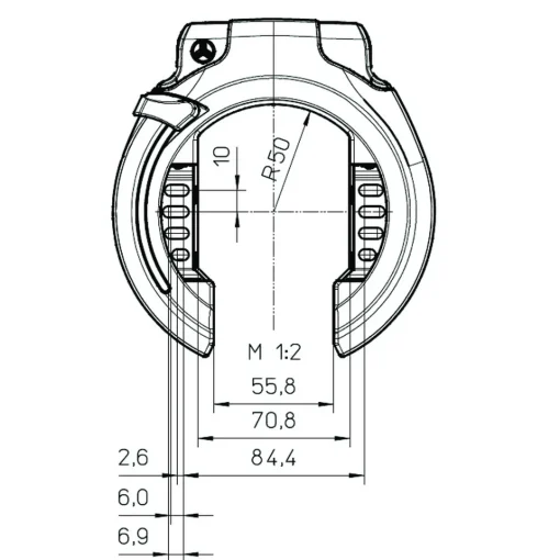 ROSE Bikes RS 453 Balloon Frame Lock (AZ / NAZ)| Frame Locks