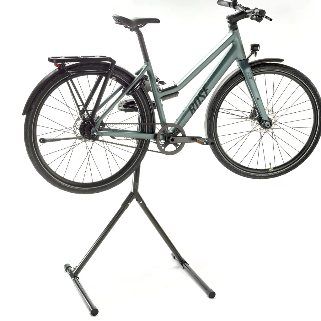 ROSE Bikes S 1400-E Workstand up to 40 kg with Tool Tray| Workstands